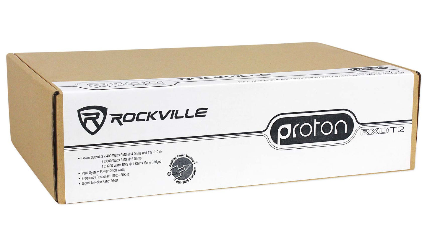 RXD-T2 + RWK41 4‑Ga Amp Kit Bundle