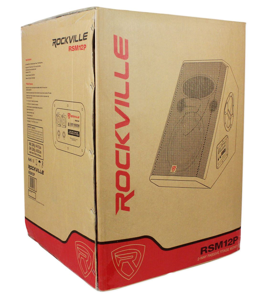 RSM12P 2-Pack + RPA5 Amplifier Bundle