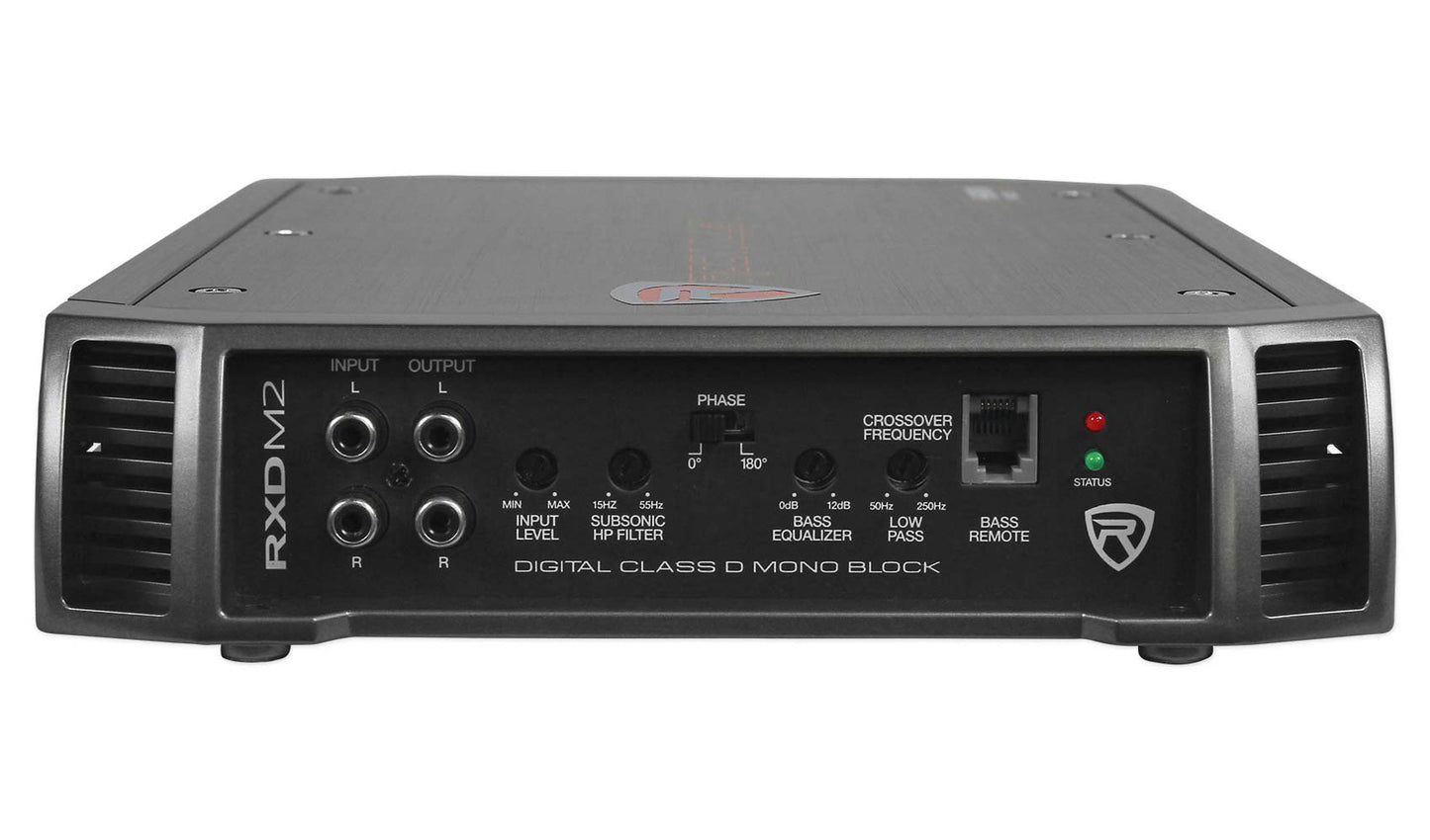 RXD-M2 + RWK4CU 4‑Ga Amp Kit Bundle