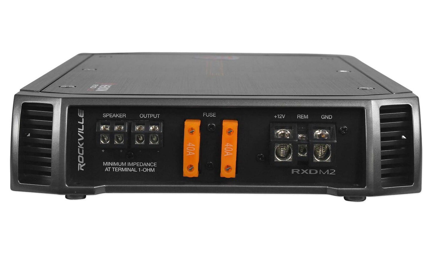 RXD-M2 + RWK4CU 4‑Ga Amp Kit Bundle