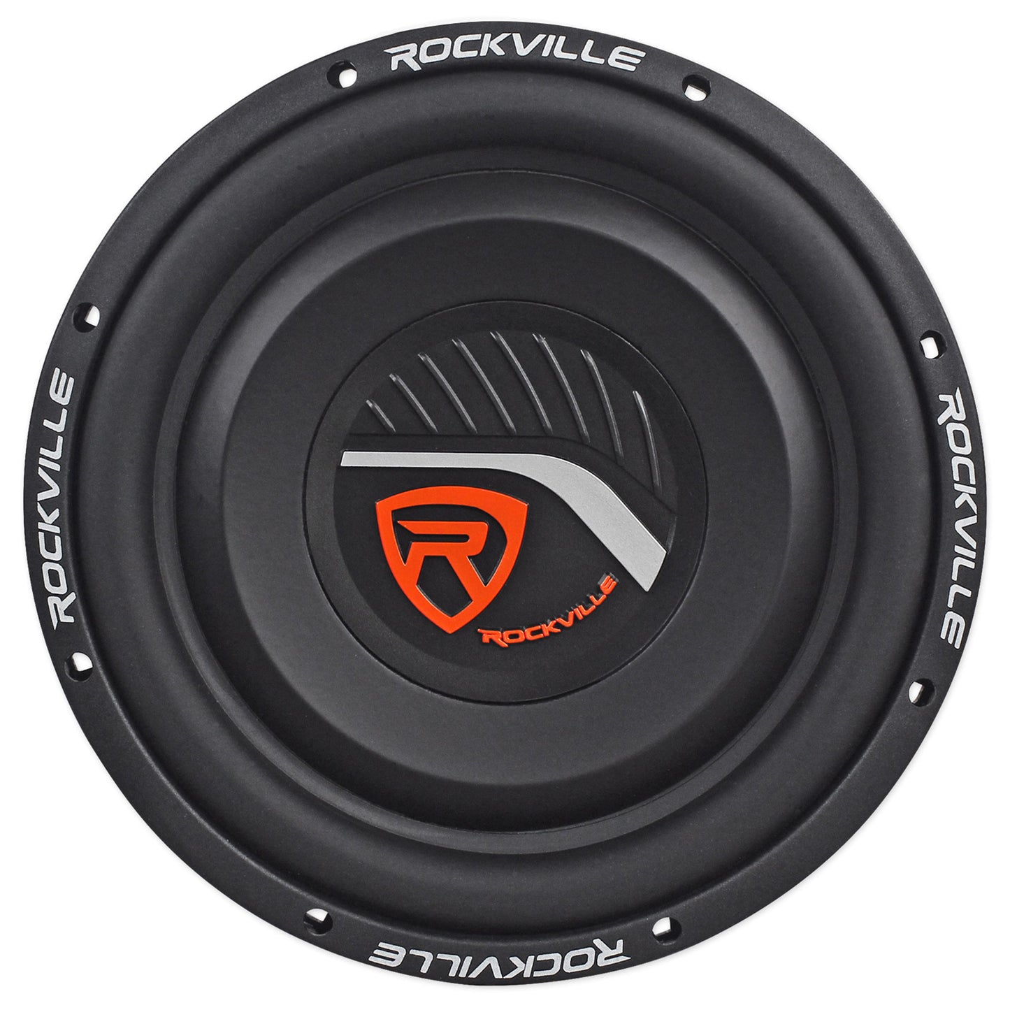 (2) Rockville W10T4-S4 10" Shallow Mount 2400W Car Subwoofers + Sealed Enclosure