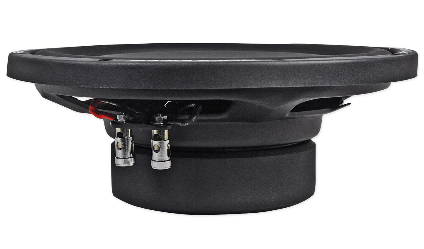 (2) Rockville W10T4-S2 10" Shallow 2400 Watts Car Subwoofers+Sealed Sub Enclosure