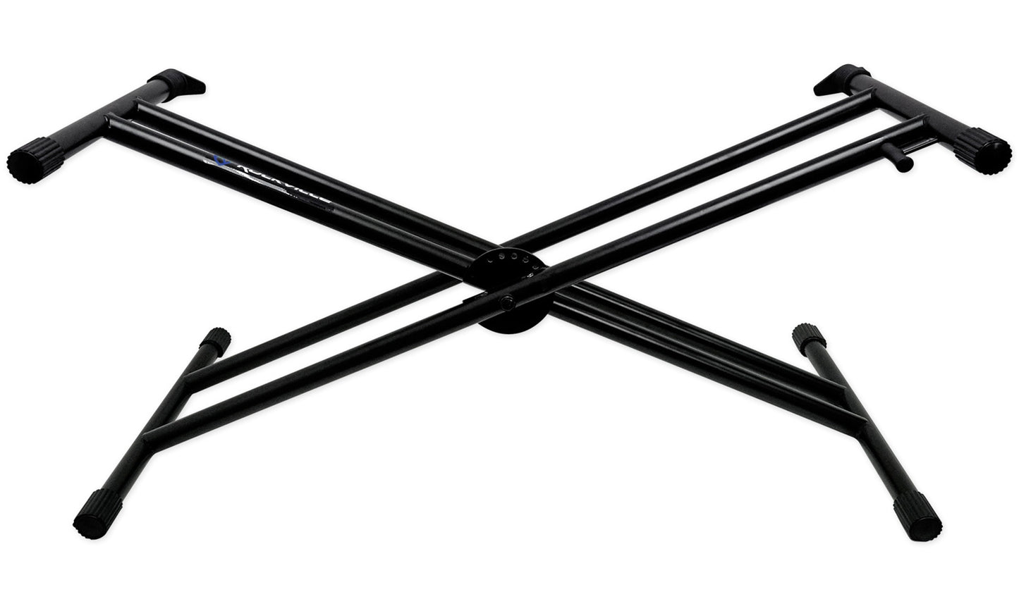 RKS30X Keyboard Stand + RSC5B Black DJ Scrim Bundle