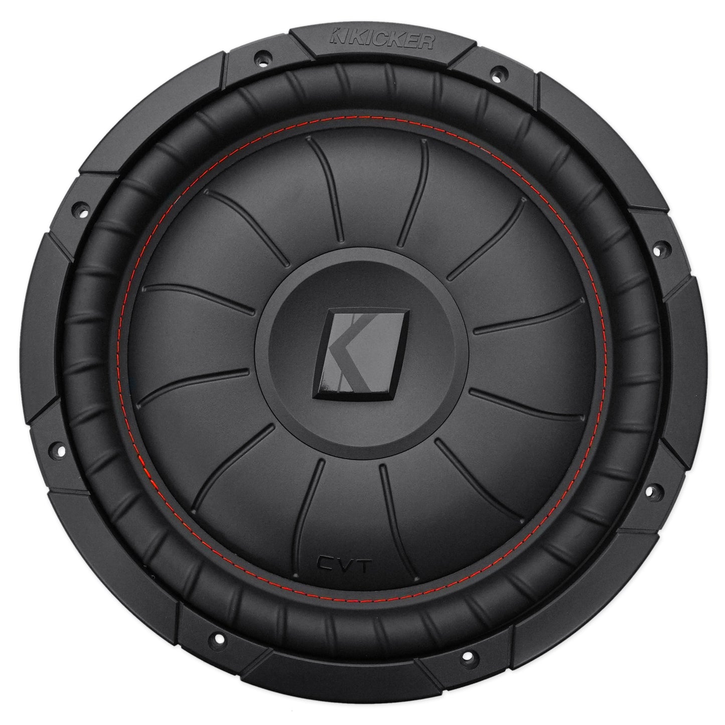 Kicker 43CVT124 COMPVT 12" 800 Watt Car Subwoofer + Vented Sub Box Enclosure