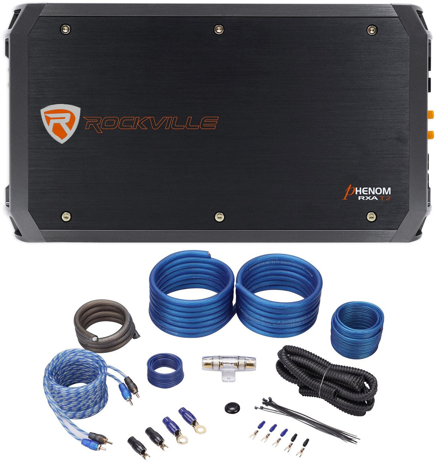 RXA-T2 + RWK41 4‑Ga Amp Kit Bundle
