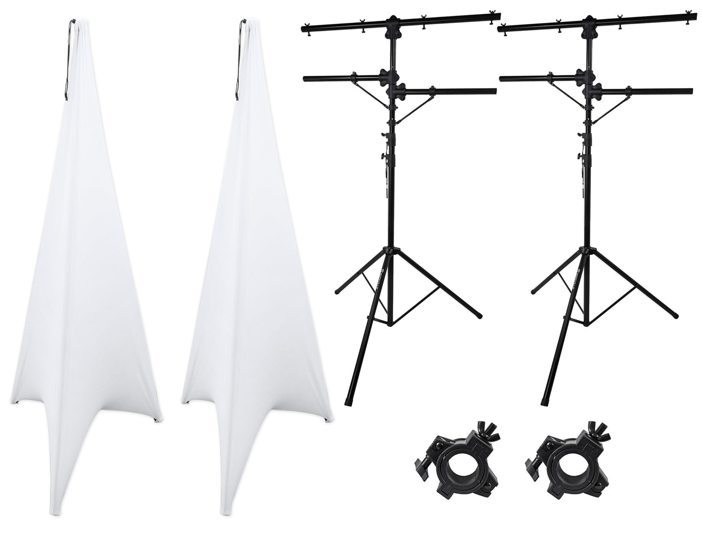 RVLS1 Lighting Tree Stand 2-Pack + RSC7W Scrim 2-Pack + O‑Clamp 2-Pack Bundle