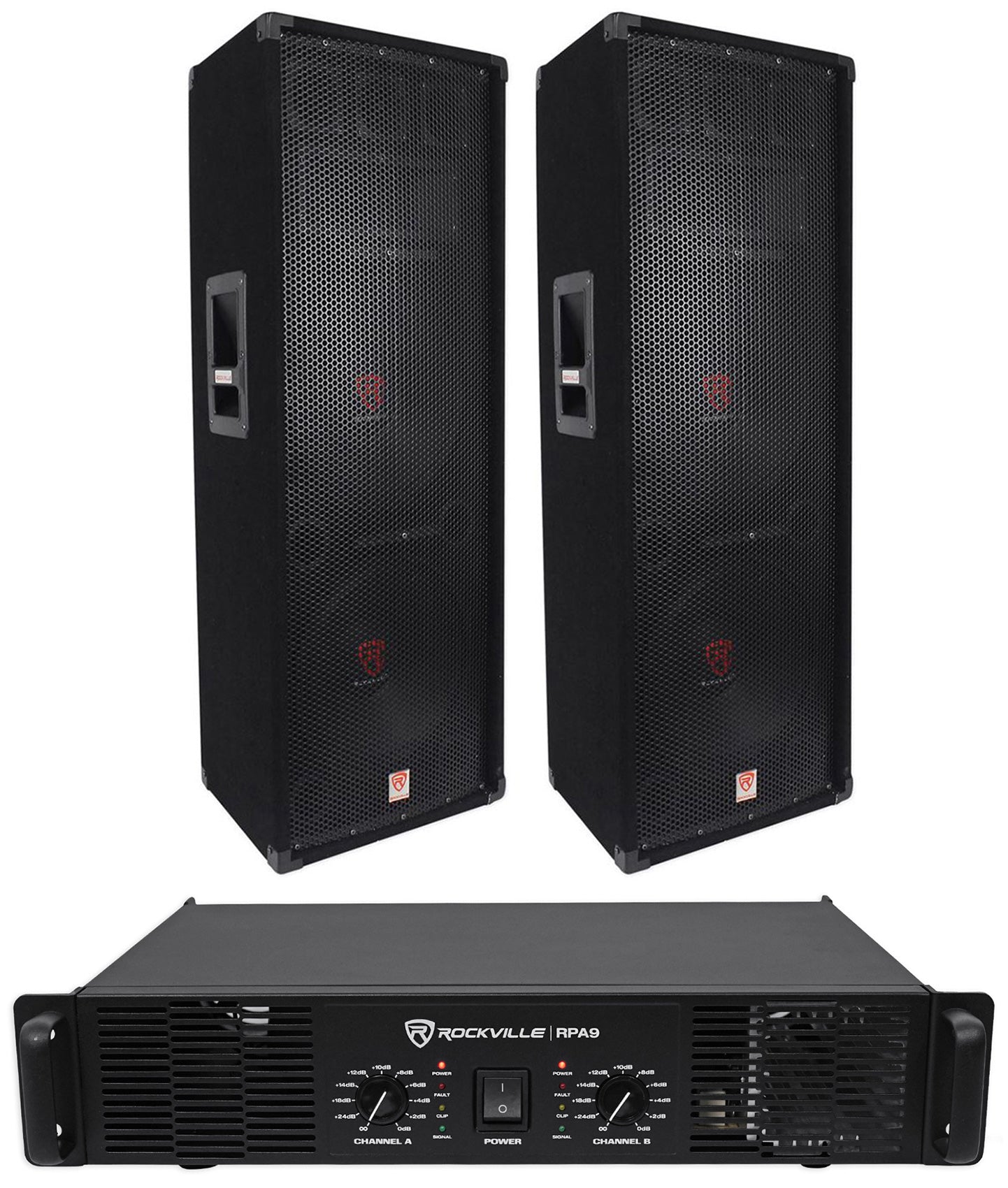 RSG12.2 2-Pack + RPA9 Power Amplifier Bundle