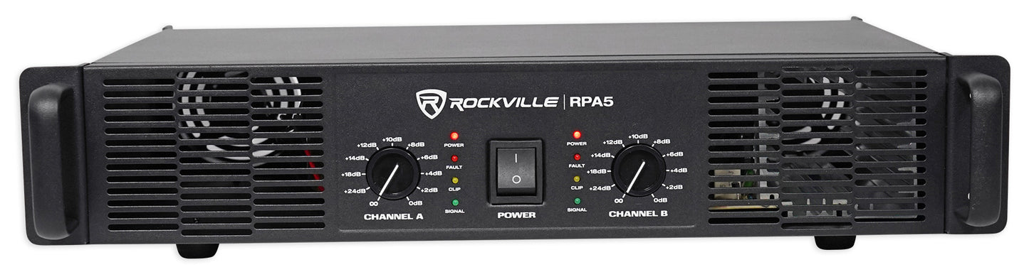 RSG10 2-Pack + RPA5 Power Amplifier Bundle