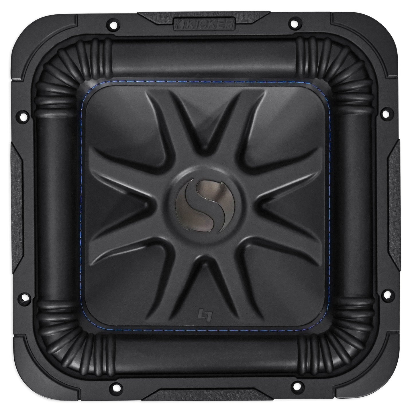 Kicker L7S104 10" Solo Baric L7S Square Car Subwoofer + Vented Sub Box Enclosure