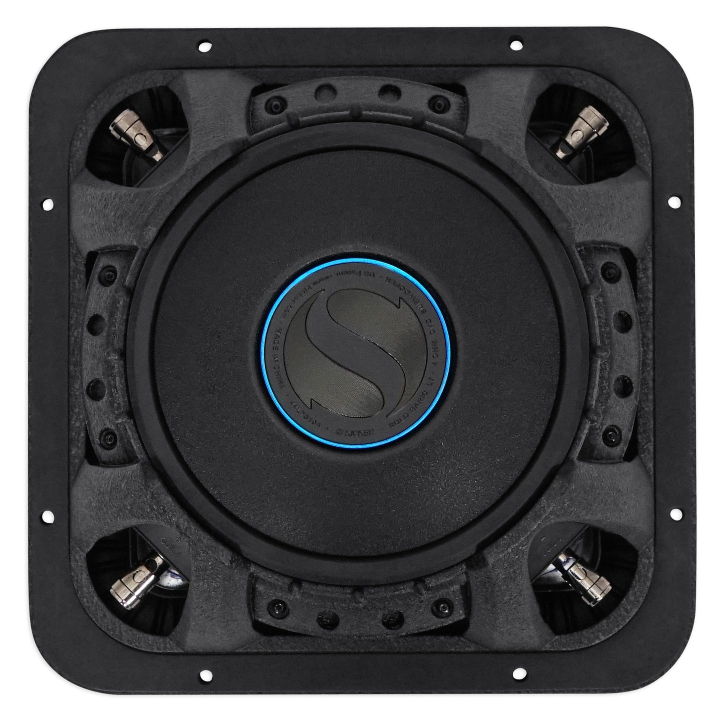 Kicker L7S104 10" Solo Baric L7S Square Car Subwoofer + Vented Sub Box Enclosure