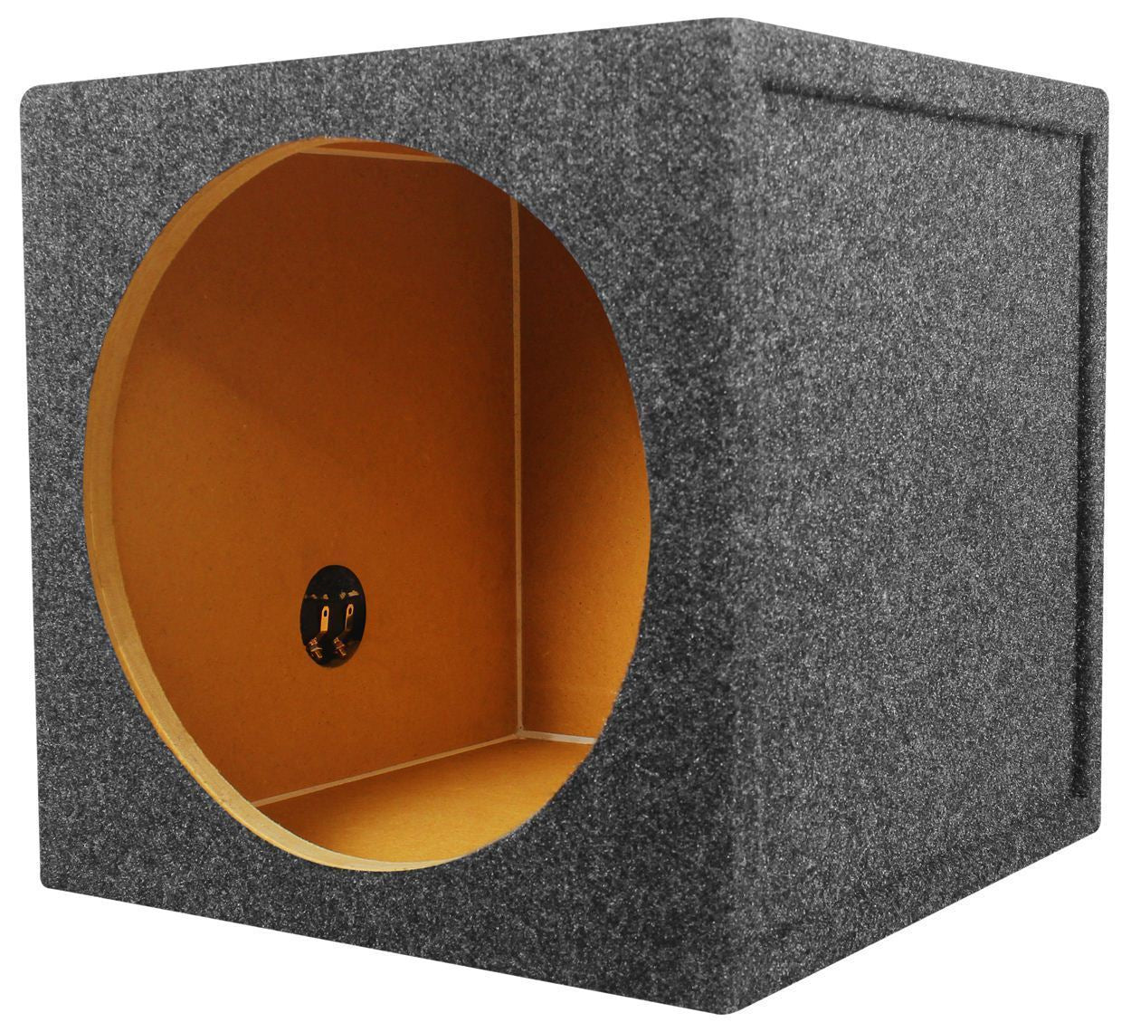 Alpine W12S4 12" 750w Car Subwoofer+Sealed Sub Box Enclosure+Amplifier+Amp Kit