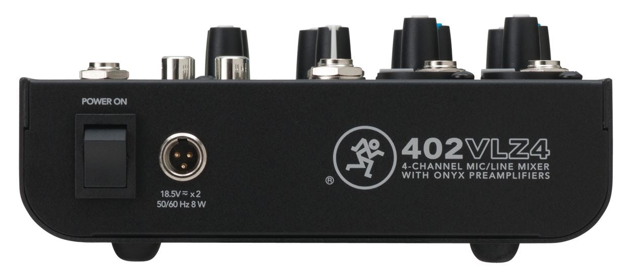 Mackie 402VLZ4 4-channel Compact Mixer w/ 2 ONYX Preamps+Microphone+XLR Cable