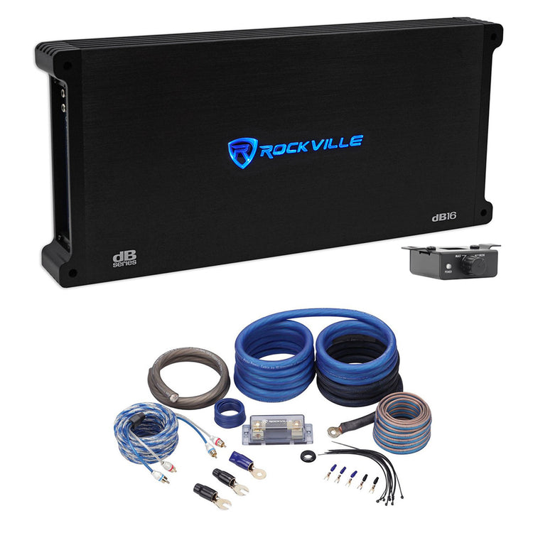 dB16 Mono Amplifier + 0 AWG OFC Amp Kit Bundle