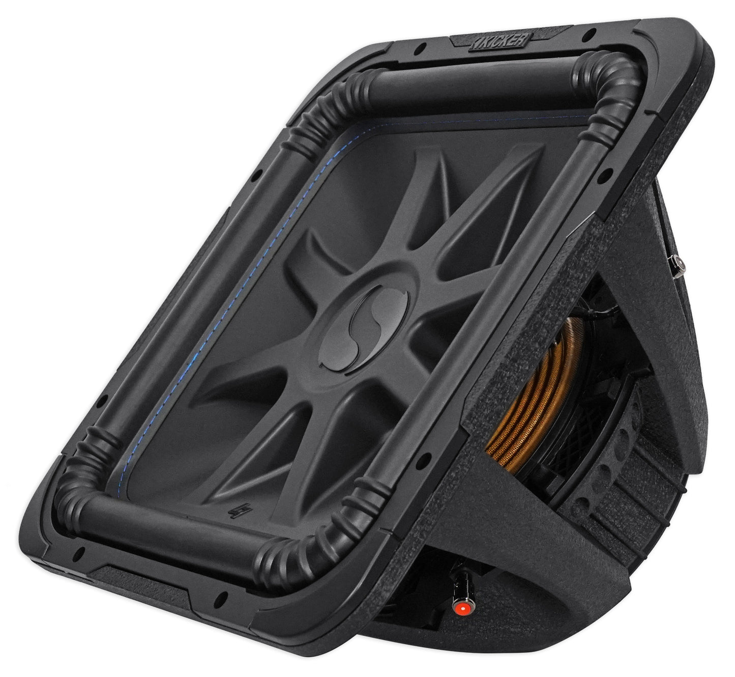 Kicker L7S154 15" Solobaric L7S Car Subwoofer+Vented Box+Mono Amplifier+Amp Kit