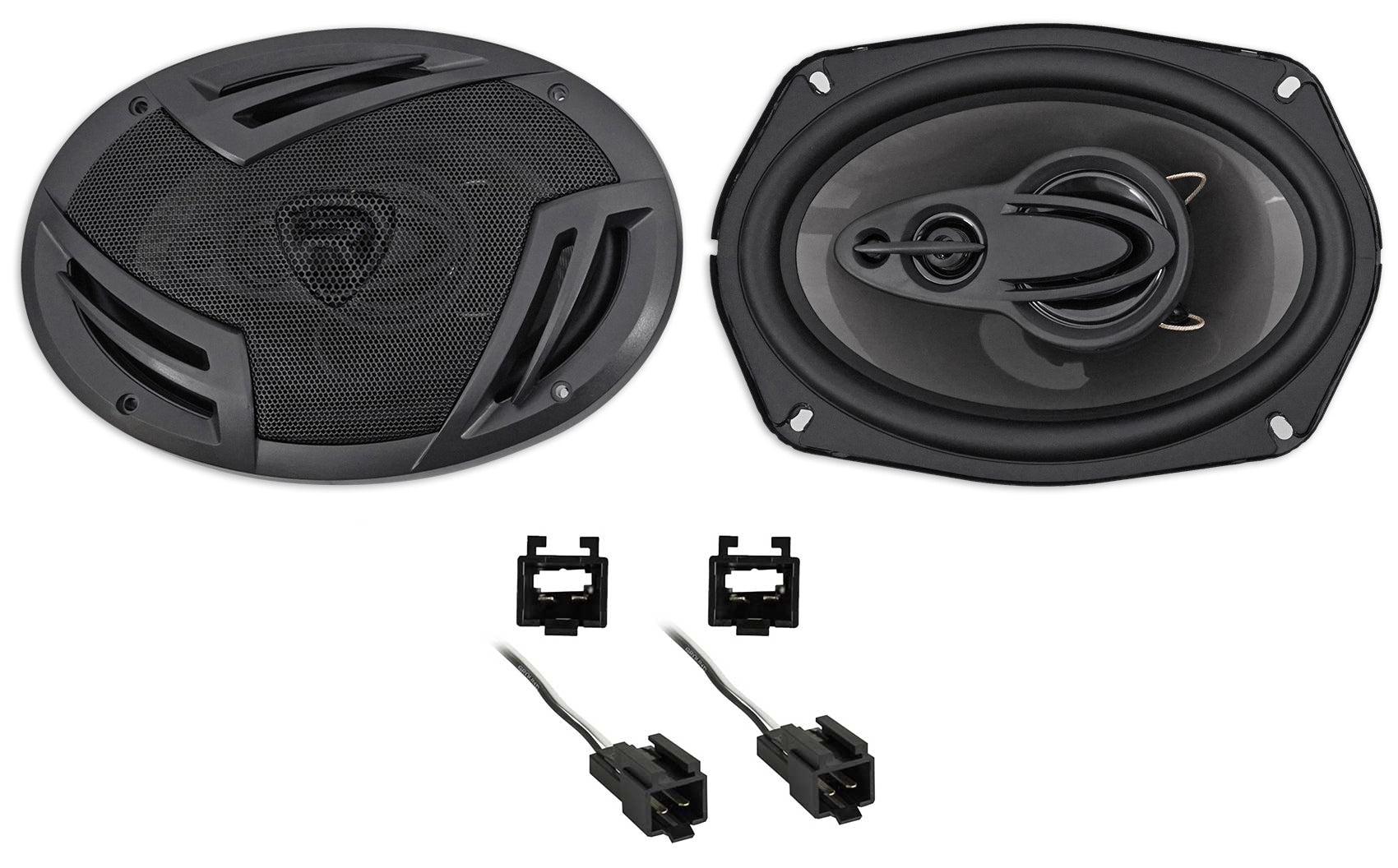 RV69.4A + Metra 72-6512 Harness Bundle 6x9 4‑Way Speakers 220W RMS