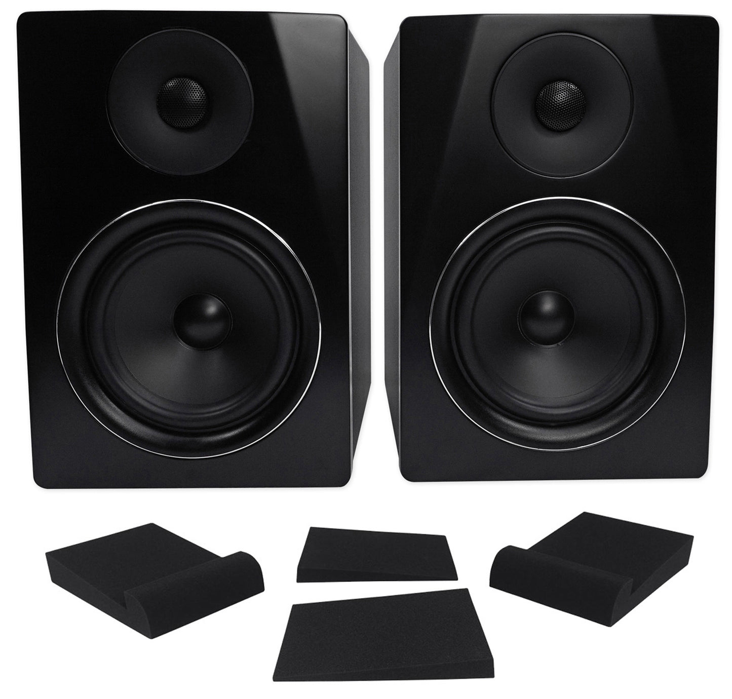 APM6B Black + RRS190S Isolation Pads Bundle