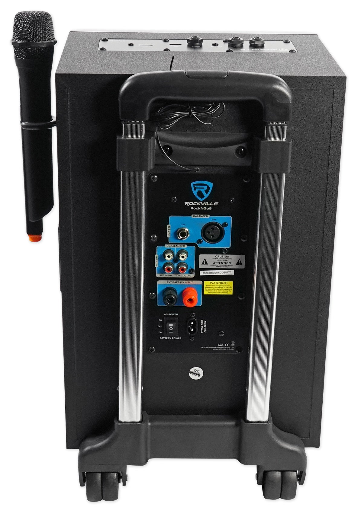 ROCKnGo 8 + (2) RMC-XLR Karaoke Bundle