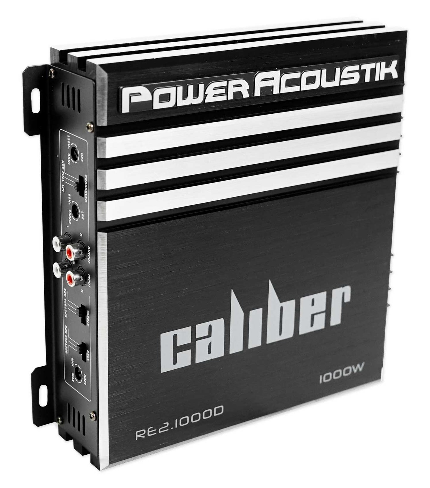 Power Acoustik RE2-1000D 1000 Watt 2-Channel Car Audio Amplifier Amp+Wire Kit