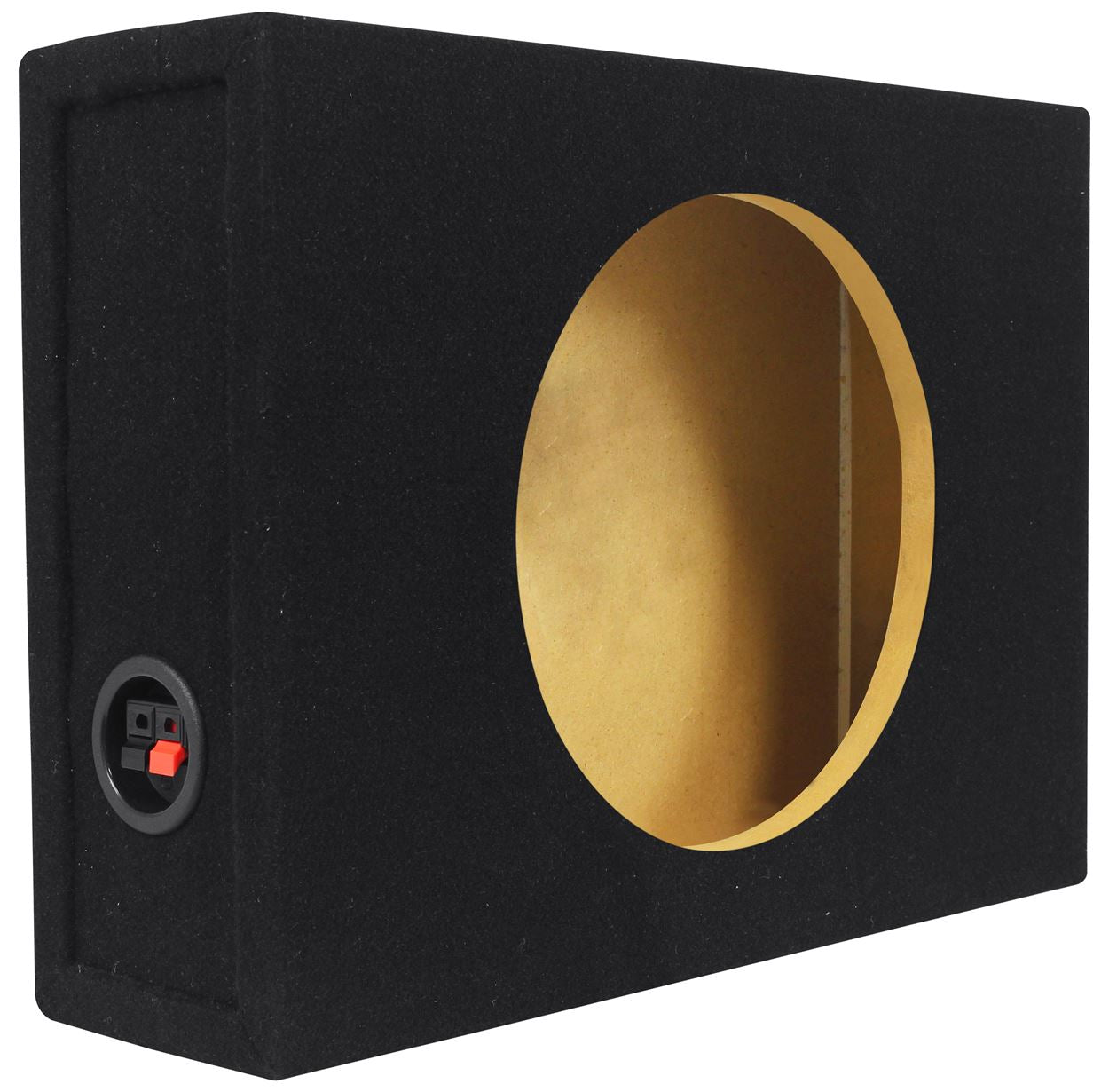 MTX 3510-04S 10" 600 Watt Shallow Car Subwoofer+Sealed Sub Box Slim Enclosure
