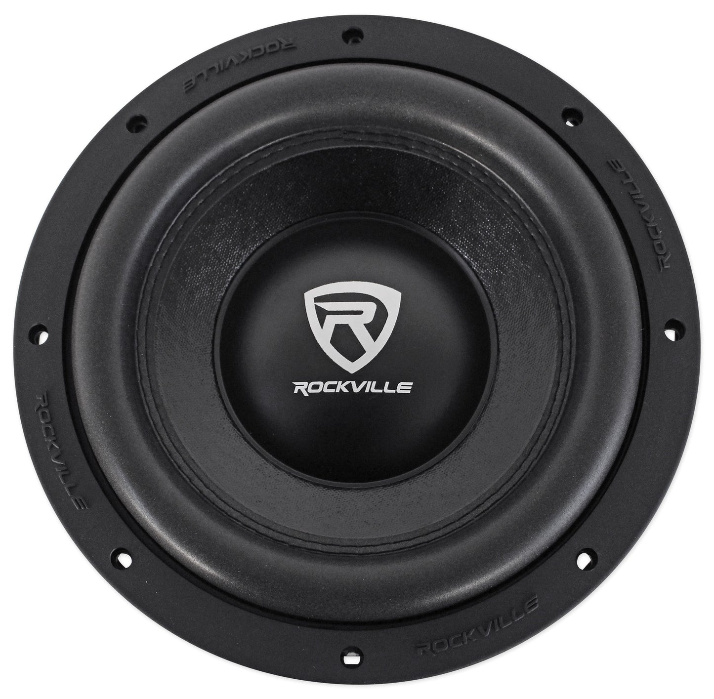 Rockville 10" Subwoofers 2-Pack + Sealed Dual 10" Enclosure Bundle