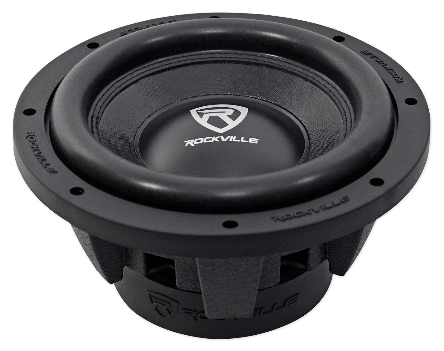 Rockville 10" Subwoofers 2-Pack + Sealed Dual 10" Enclosure Bundle