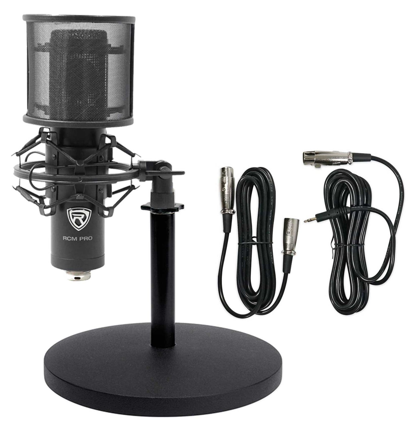 RCM PRO Mic + MD5 Weighted Desktop Stand Bundle