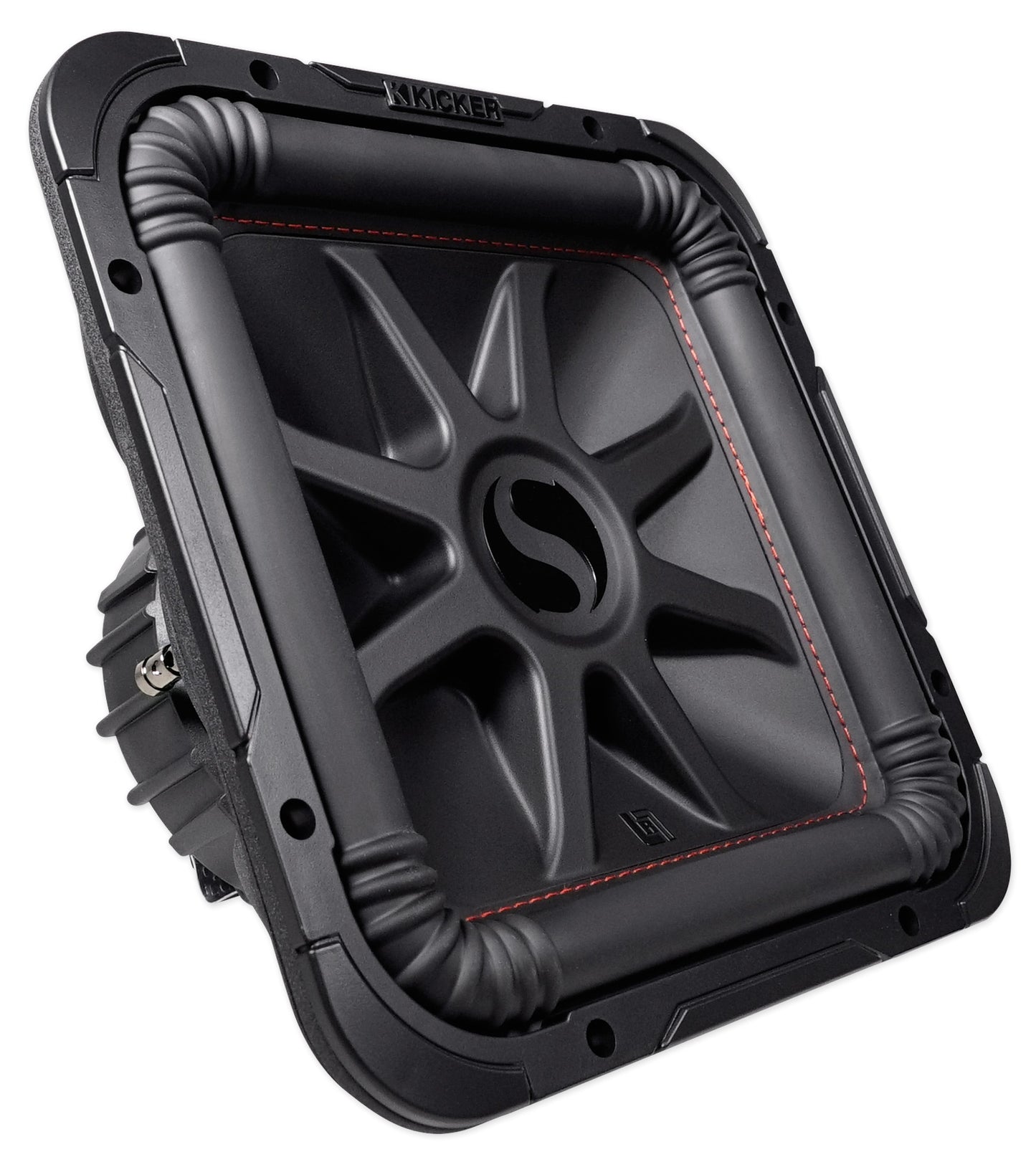 2) KICKER 45L7R122 12" 1200w L7R Solo-Baric Subwoofers+Vented Sub Box+Amp+Wires