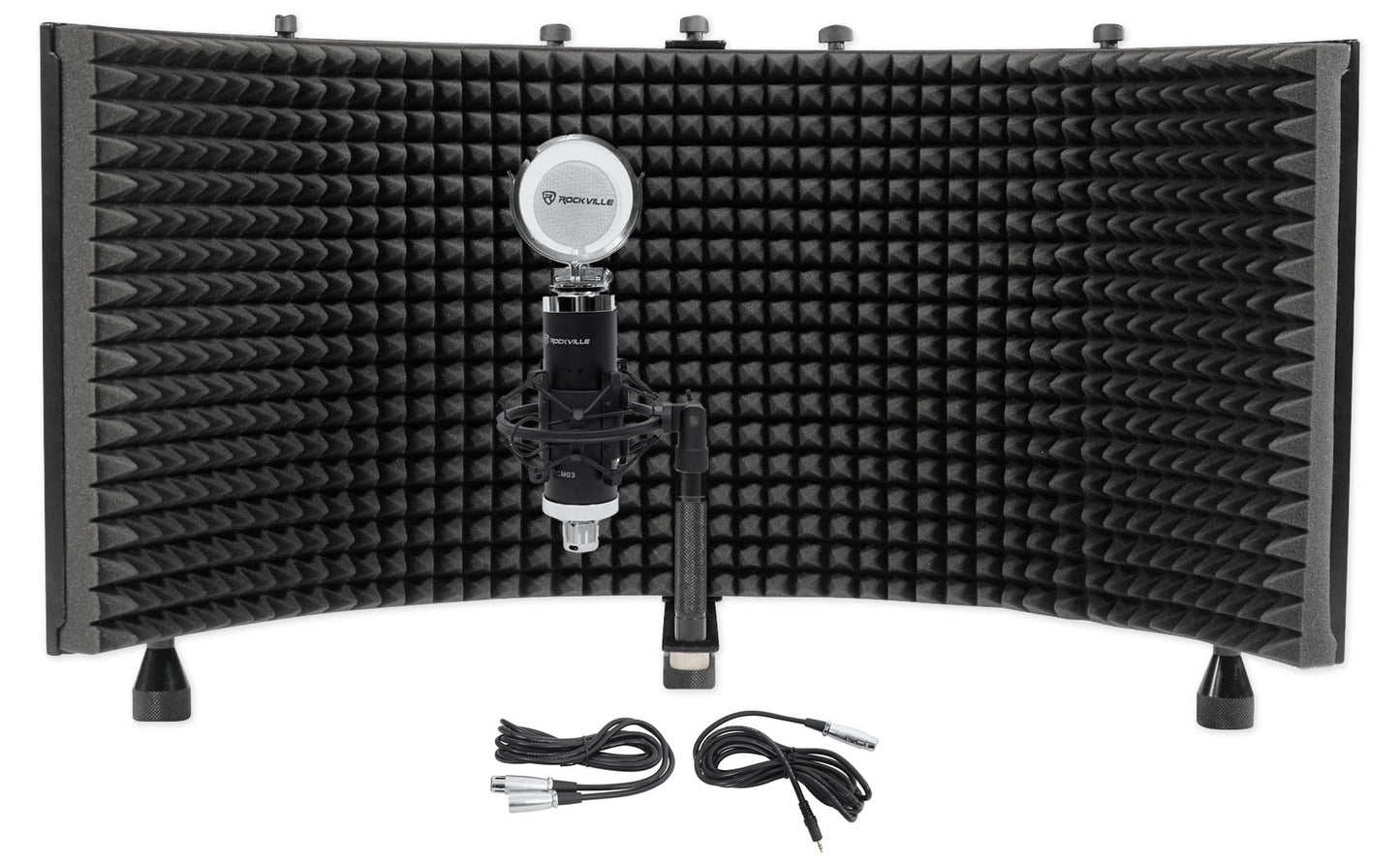 RCM03 Condenser Microphone + RockShield 3 Isolation Shield Bundle