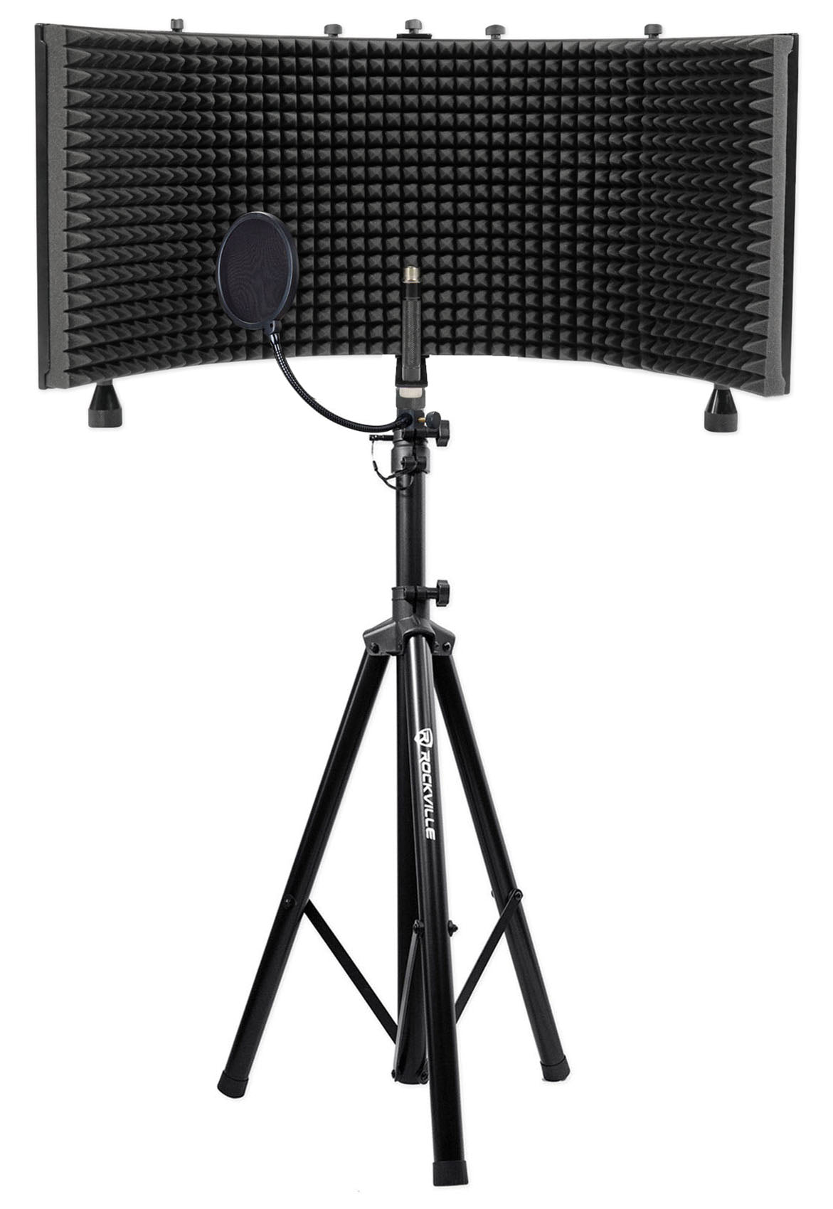 RockShield 3 + Tripod Stand + Samson PS04 Pop Filter Bundle