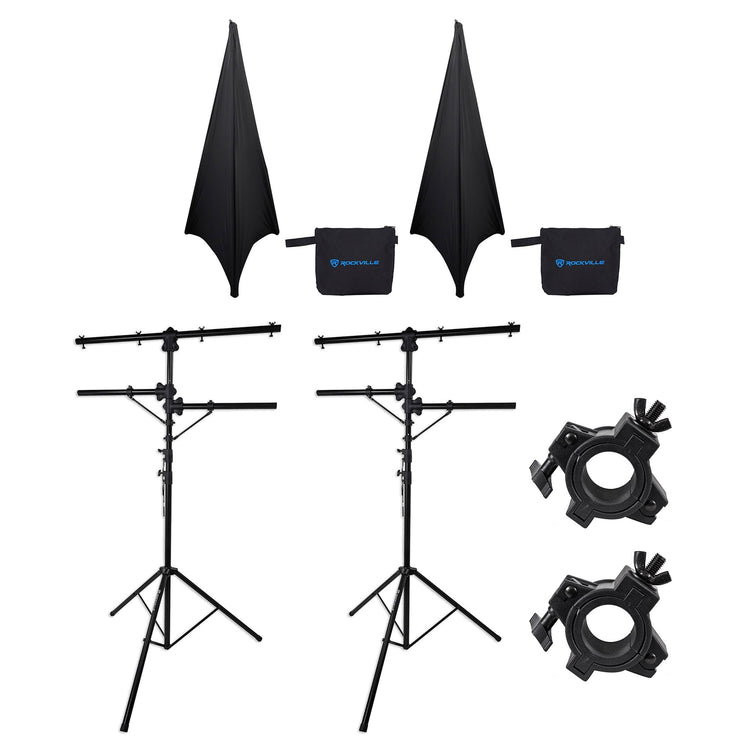 RVLS1 Lighting Tree Stand 2-Pack + RSC7B Scrim 2-Pack + O‑Clamp 2-Pack Bundle