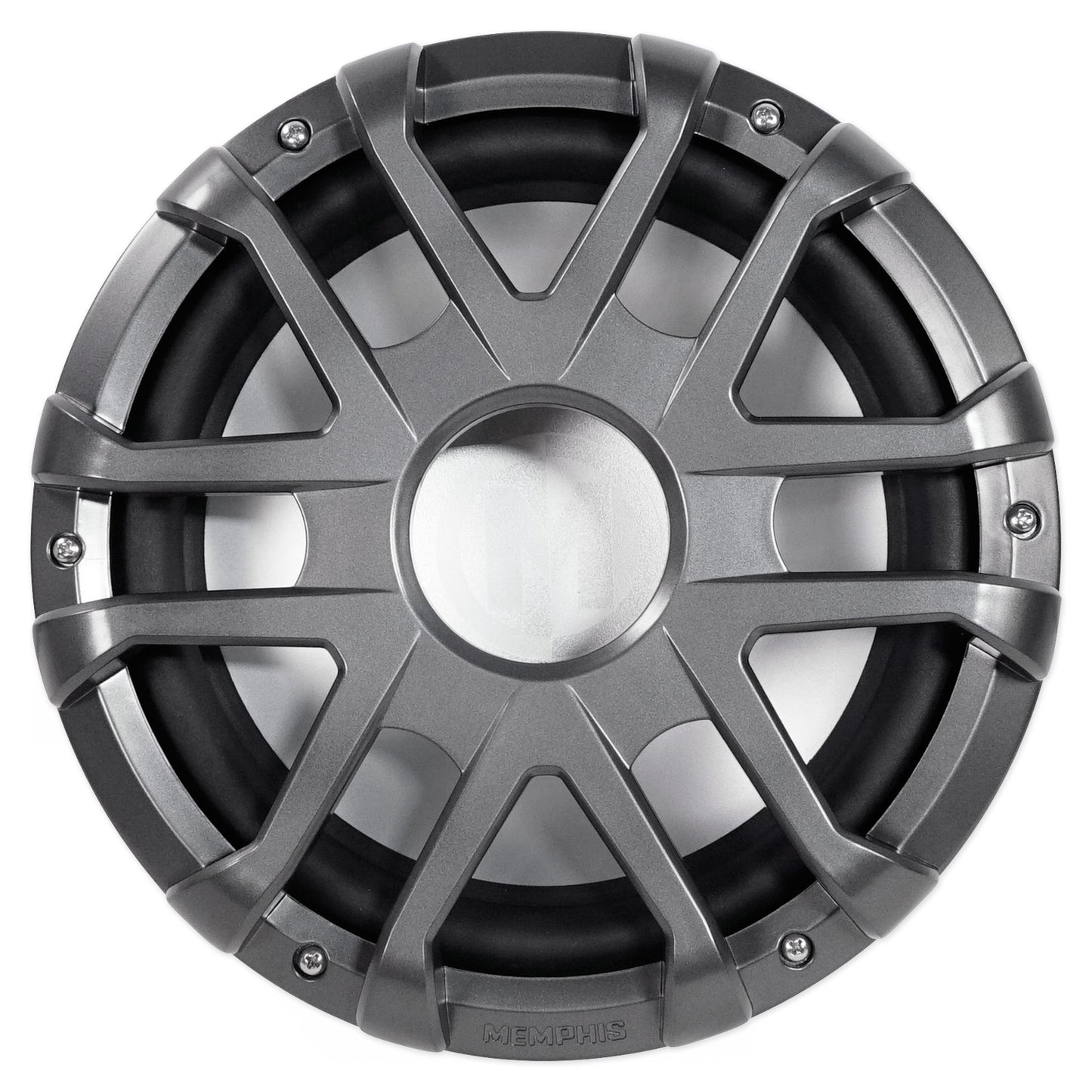 Memphis Audio MXA1044 10" 500w LED Marine Boat Subwoofer+Mono Amplifier+Amp Kit