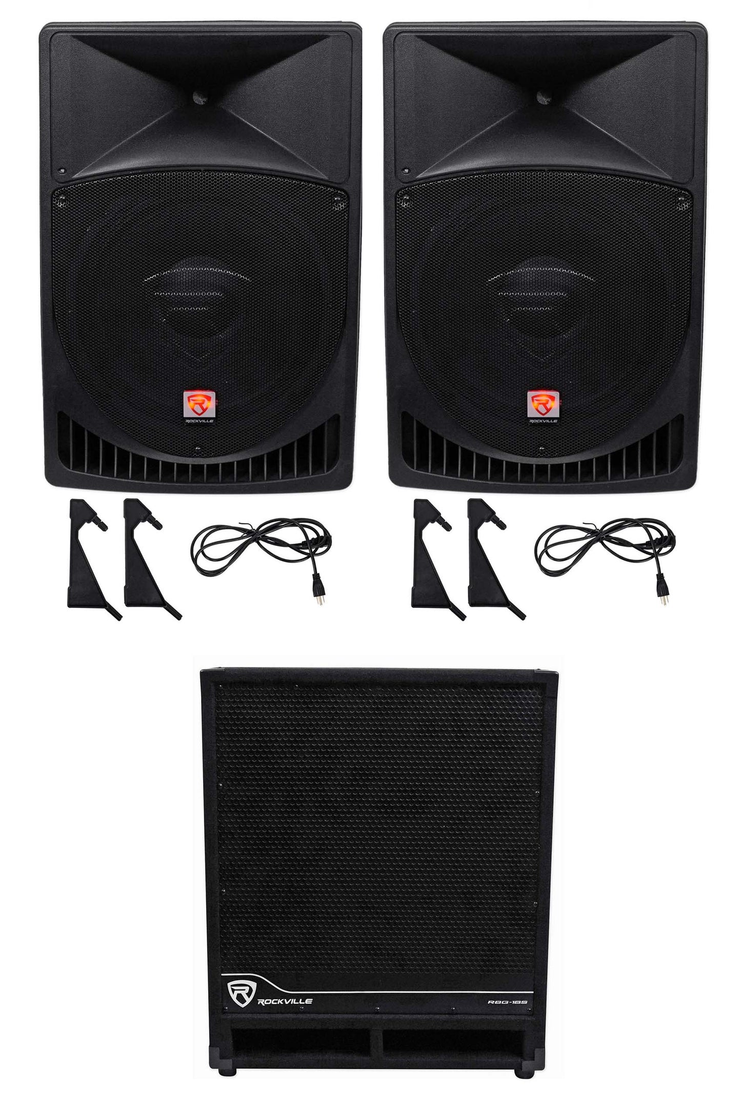 RPG15 2-Pack + RBG18S 18" Subwoofer Bundle