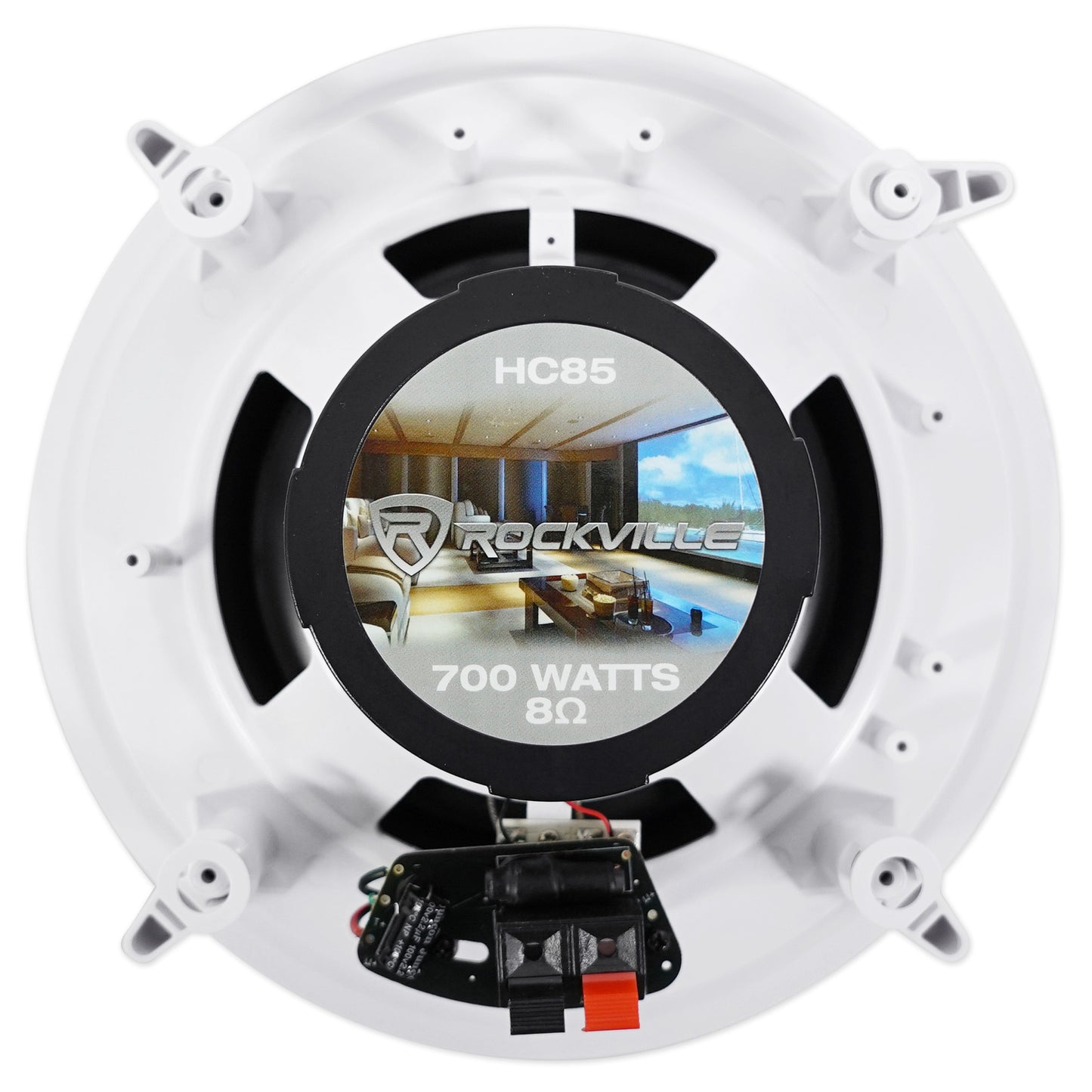 HC85 White 6-Pack + CONTROL 19CS In‑Ceiling Subwoofers Bundle