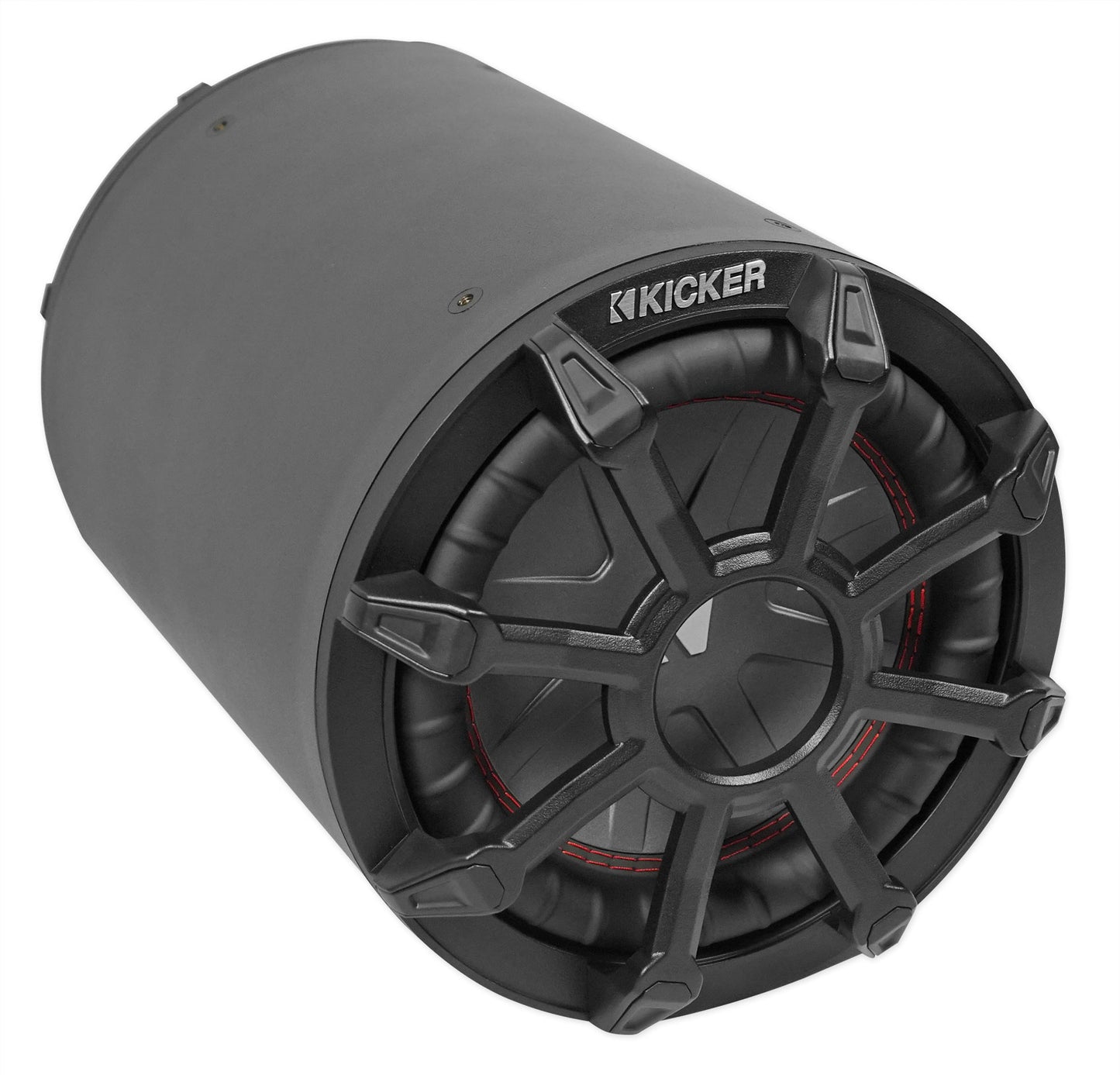 KICKER 46CWTB82 TB 8" 600w Marine Loaded Subwoofer Enclosure+Mono Amp+Wire Kit