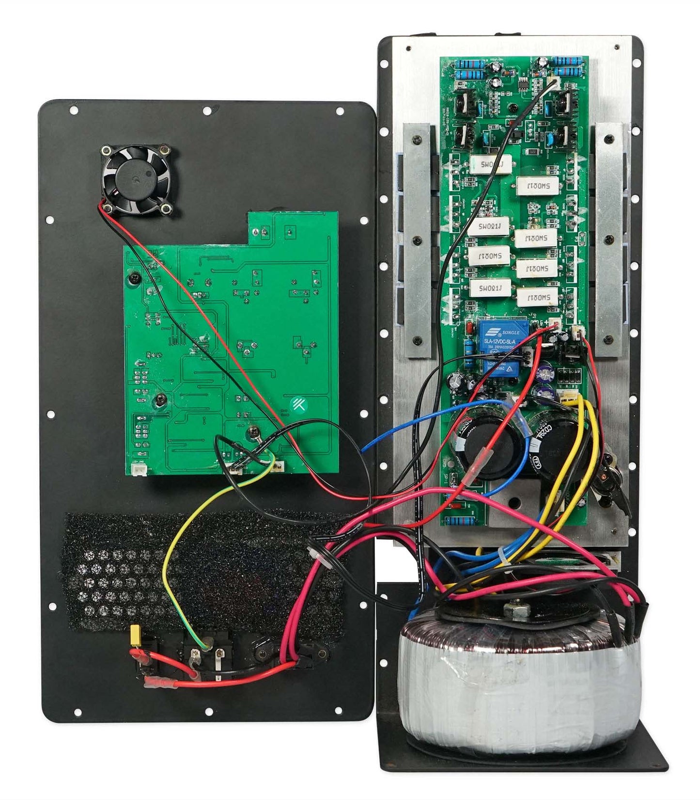 Rockville RBG15S AMP SU 1600w Active Powered Pro PA Subwoofer Amp Plate+Limiter