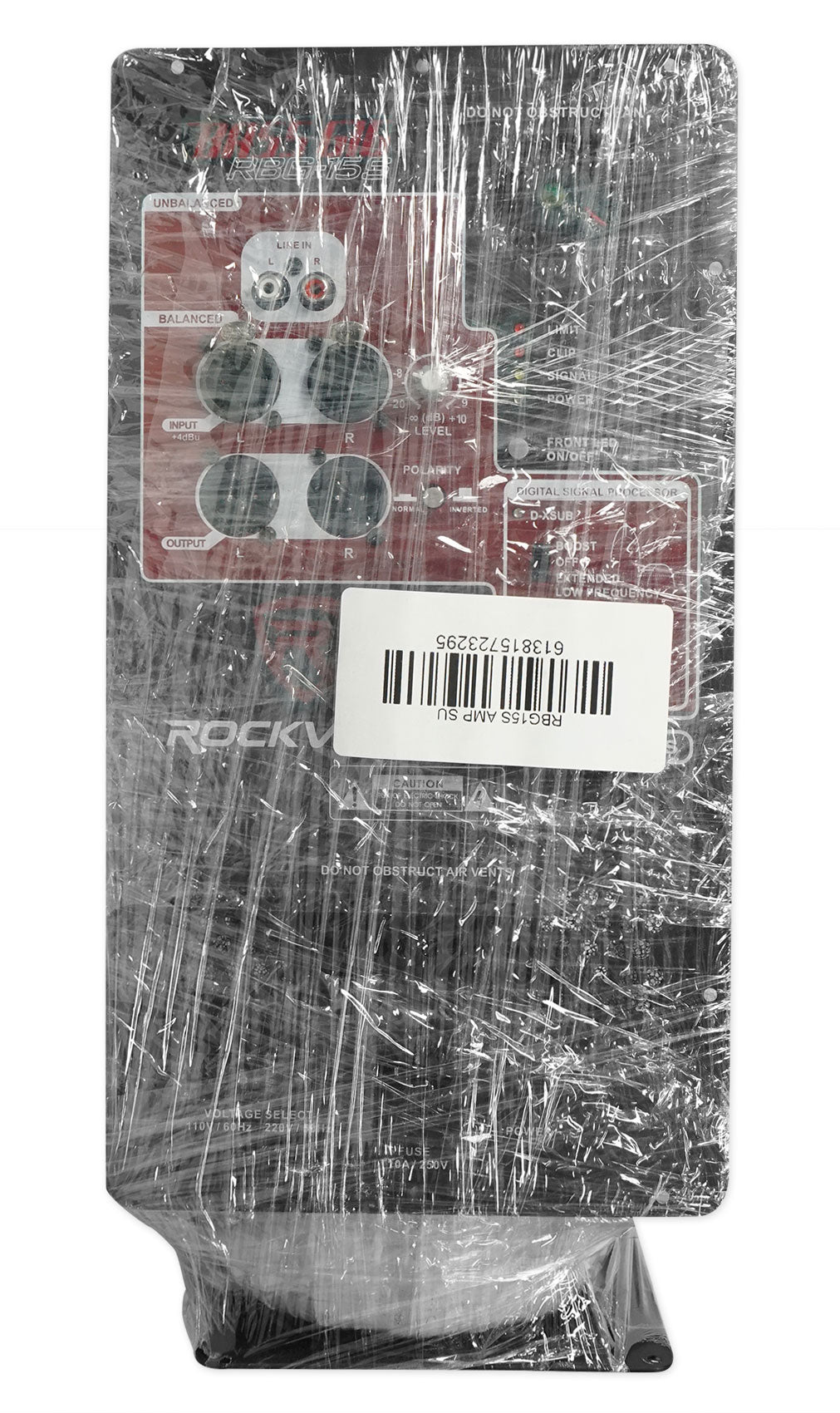 Rockville RBG15S AMP SU 1600w Active Powered Pro PA Subwoofer Amp Plate+Limiter