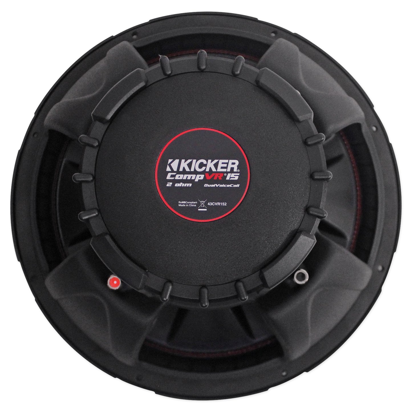 2) Kicker 43CVR152 COMPVR 15" 2000W Subwoofers+Sealed Sub Box+Amplifier+Amp Kit