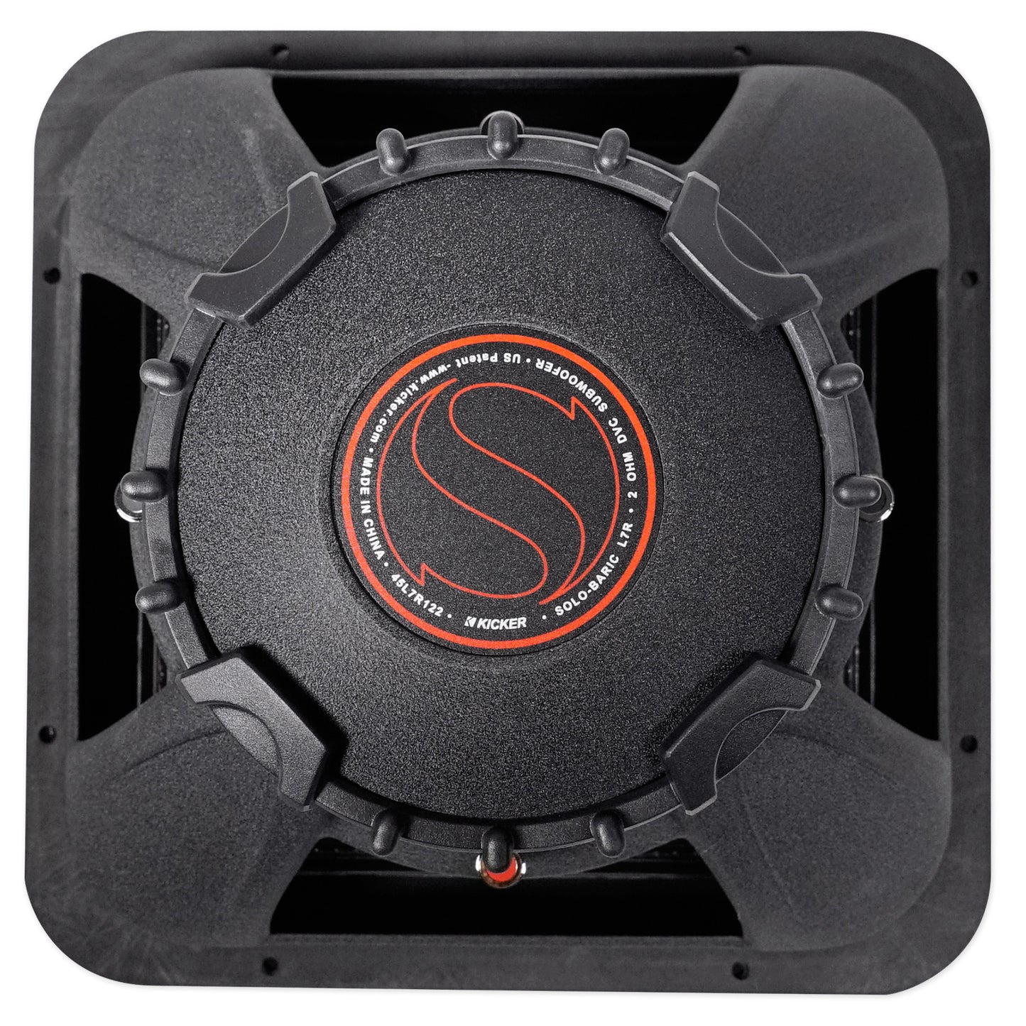 2) KICKER 45L7R122 12" 1200w L7R Solo-Baric Subwoofers+CXA12001 Amp+Vented Box