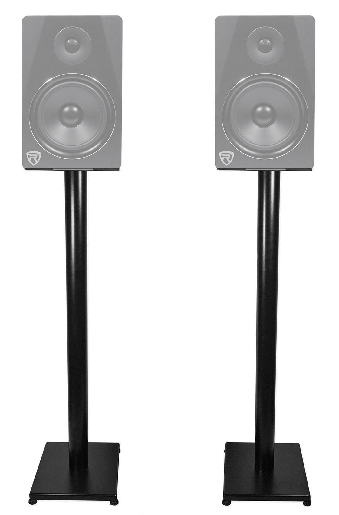 HD5 Black + RS37B 37" Speaker Stands Bundle