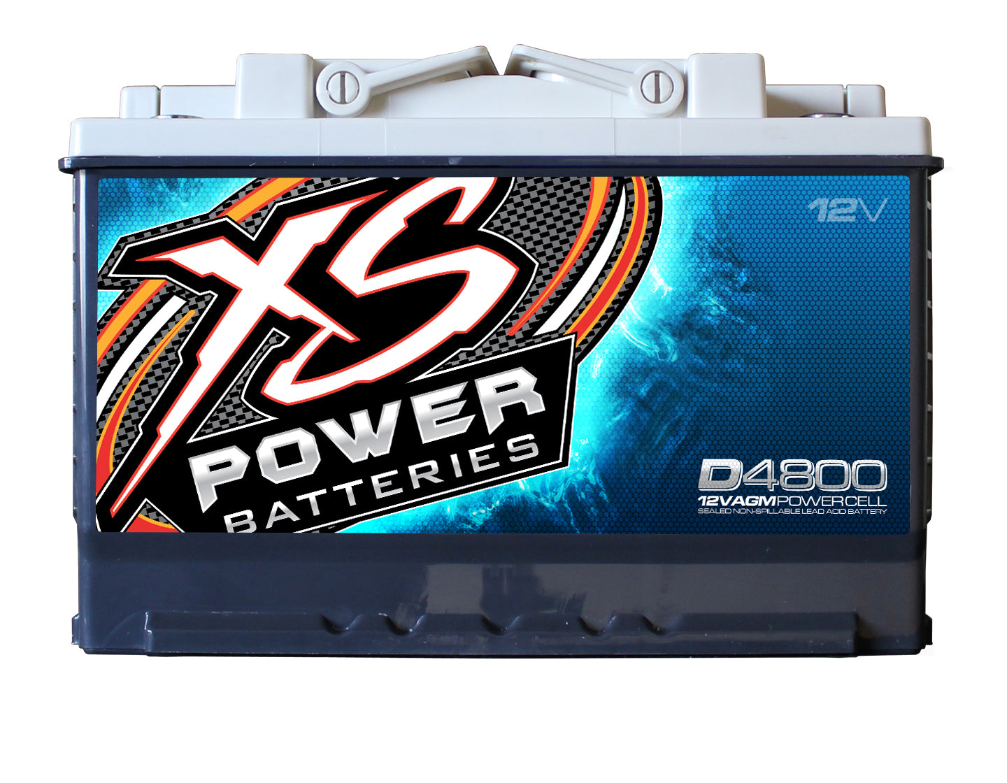 XS Power D4800 3000 Amp 12V Group 48 Car Audio Sealed Battery+Power/Ground Wires