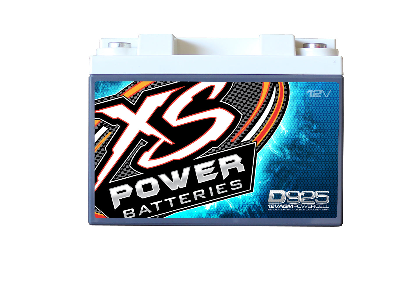 XS Power D925 2000 Amp Car Audio Battery+Terminal Hardware+Power/Ground Wires