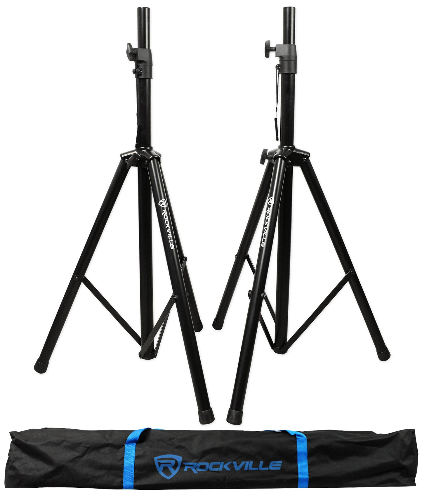 KPS12 12" Karaoke Speakers 2-Pack + Tripod Speaker Stands Bundle