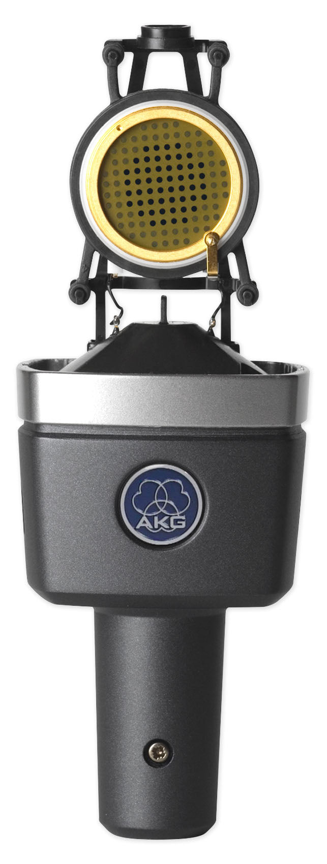 AKG C214 Studio Condenser Recording Microphone+Samson Vocal Booth+Stand