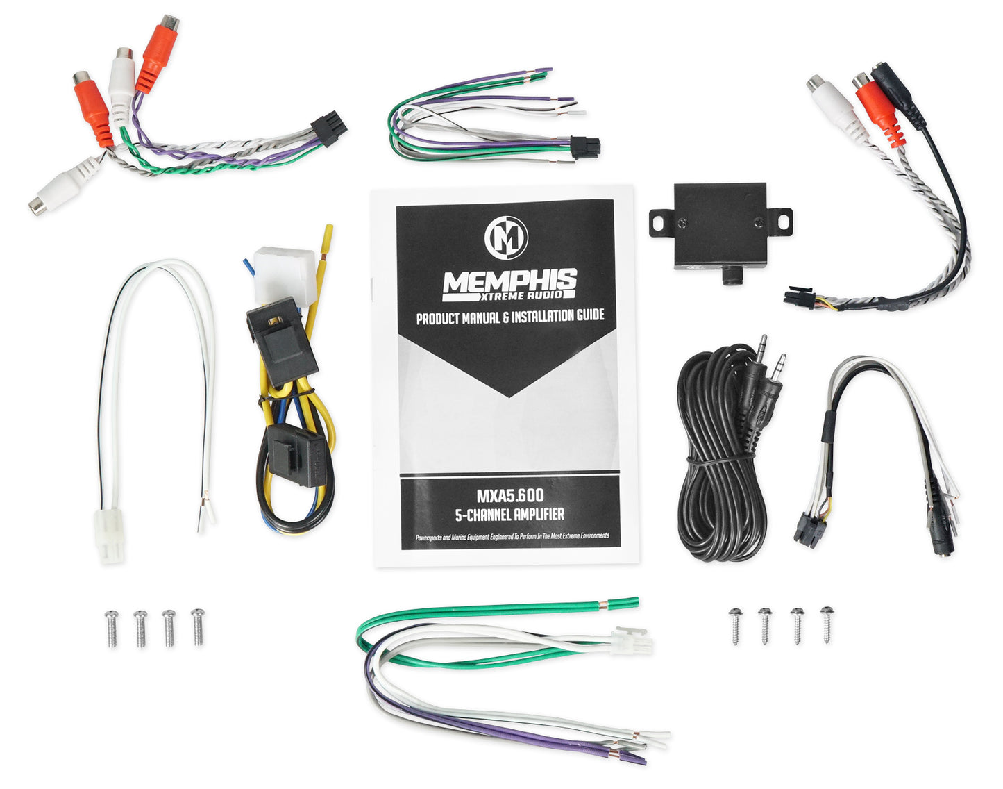 RKL65MBW 8-Pack + MS12LW Subwoofer + Memphis MXA5600 Amp Bundle