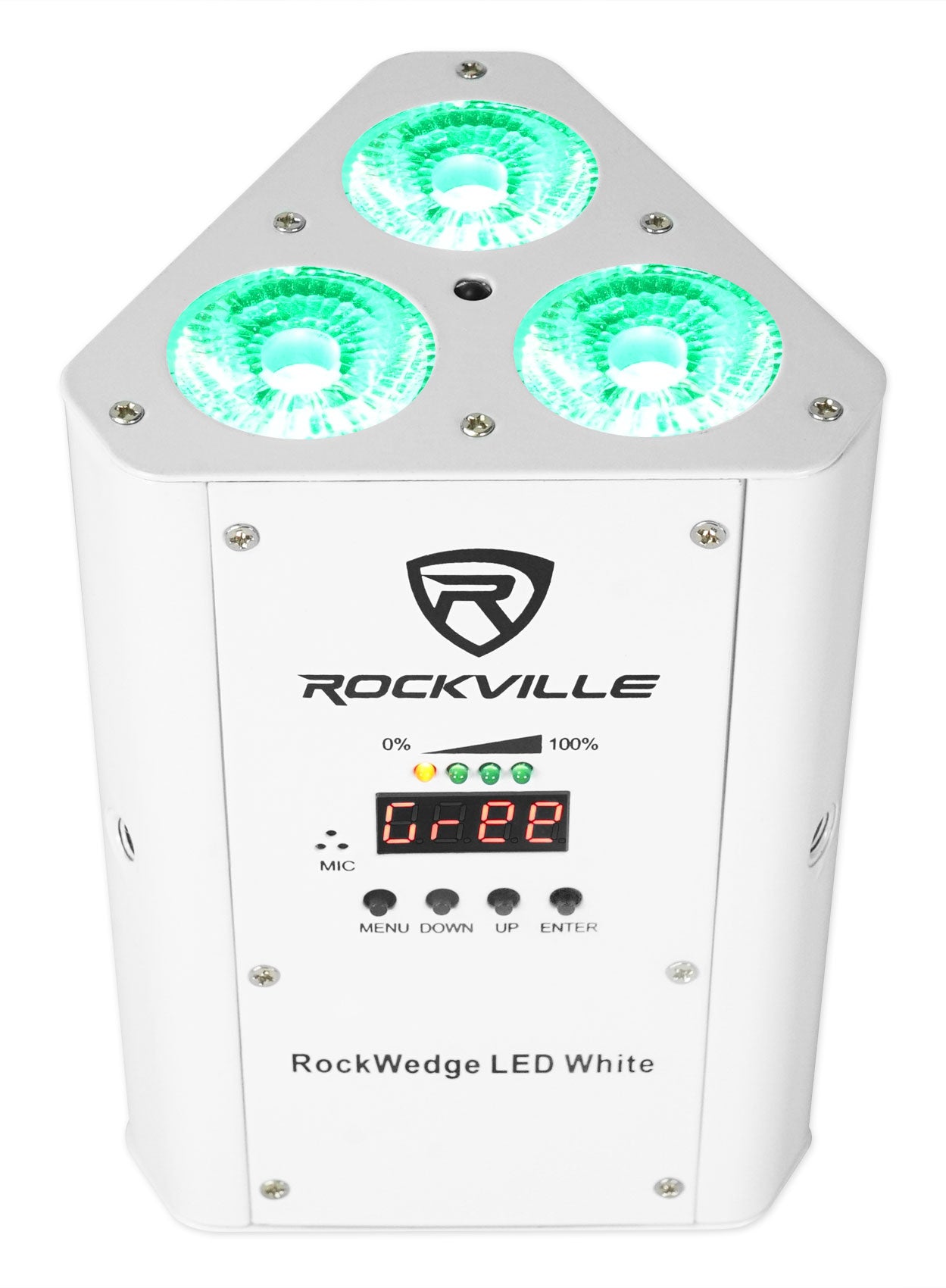 RockWedge LED White 4-Pack + RLB30 Lighting Bag Bundle