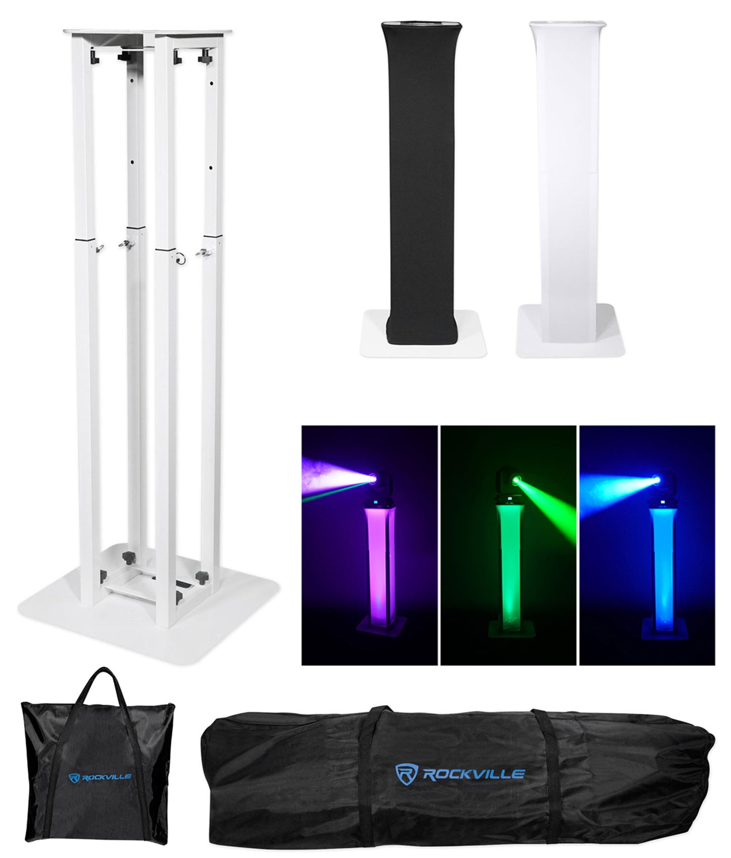 RFAAW DJ Facade + Totems + 6 Wireless Lights Bundle