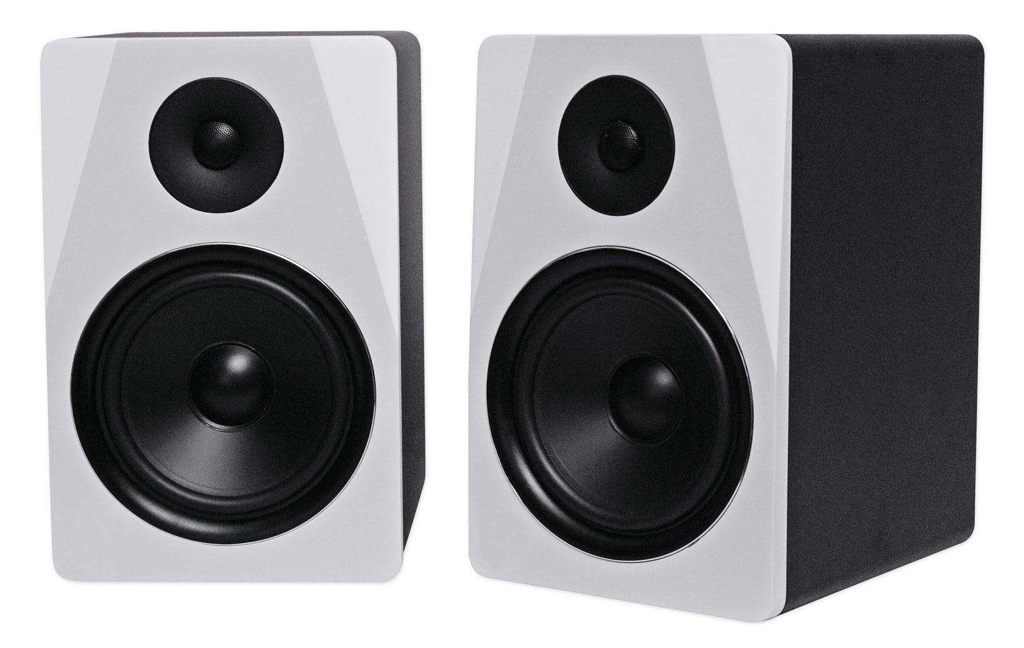APM8W White + Studio Monitor Speakers Bundle