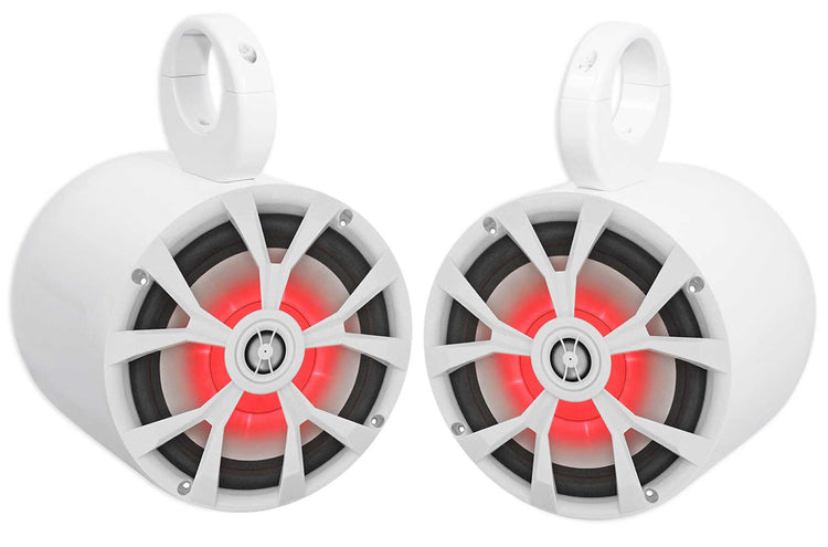 RKL80MW 2-Pack White + MAC80W White Tower Enclosures Bundle