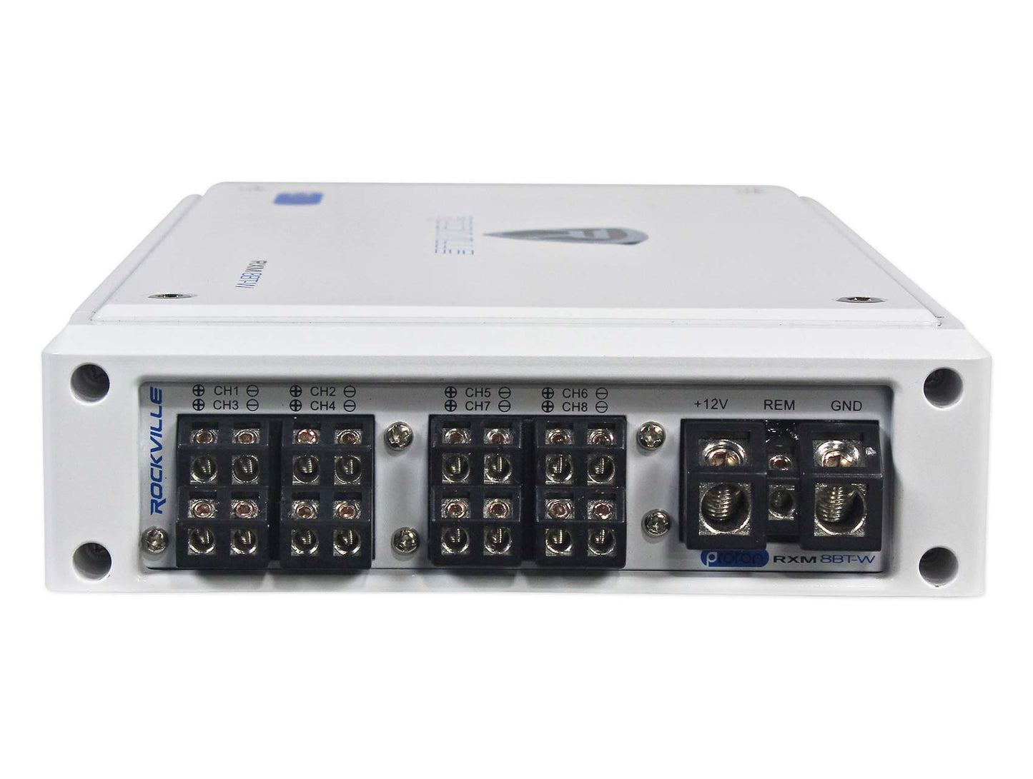 RKL80MW 8-Pack White + RXM8BTW Bluetooth Amplifier + RMWK4 Kit Bundle