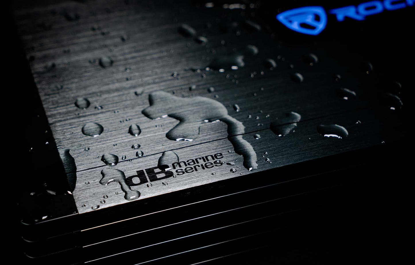 DBM45 4-Channel Amp + RMWK4 Marine Wire Kit Bundle